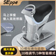 電動(dòng)騎馬機家用健身器材燃脂塑形騎馬有氧燃脂瘦身神器 銀黑【20檔調節/3種智能模式】液晶顯示-藍牙音樂(lè )