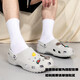 卡駱馳（crocs）洞洞鞋男鞋女鞋 夏季涼鞋情侶鞋沙灘鞋透氣時尚拖鞋 10001 M10W12