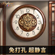 BYLURE品牌客廳掛鐘輕奢藝術(shù)創(chuàng  )意鐘表掛墻時(shí)鐘高級感大氣高端復古掛表 齒輪掛鐘