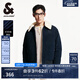 杰克·瓊斯（JACK&JONES）男裝衣服秋冬新款寬松燈芯絨夾克保暖外套短款羽絨服男可拆卸毛領(lǐng) E39 藏藍(lán) L 180