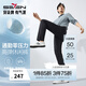 柒牌【含桑蠶絲】直筒休閑褲男2025春季新款商務(wù)休閑高彈針織長褲 藏青 33 (175) 84A（2.58尺）