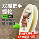 釣魚線圈盤海釣手絲盤魚線繞線盤無桿手持手搖釣魚收線輪 18cm單把白輪（空輪）
