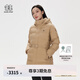 KOLON SPORT/可隆中量羽絨服 女子壓膠連帽冬GTX防風(fēng)寬松鵝絨外套夾克 LKDJ4WTK16-BE 米黃 M 165/88A