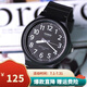 卡西歐（CASIO）手表學(xué)生小黑表簡(jiǎn)約指針石英電子表 手表男女考試手表時(shí)尚運(yùn)動(dòng)表 MW-240-1B 43mm大表盤