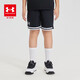 安德瑪（Under Armour）童裝兒童運動(dòng)褲夏季童褲男童短褲速干好穿五分褲籃球褲 黑色 150 【尺碼偏小，按正常拍大一碼】