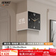 IENKI德國品牌客廳轉角時(shí)鐘萬(wàn)年歷電子鐘2025新款雙面創(chuàng  )意壁燈拐角掛鐘 黑白色不加燈款-數顯充電寶款 異形 12英寸