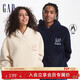 蓋璞男女裝秋冬抱抱絨字母刺繡logo抓絨衛衣情侶套頭衫609098