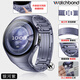 watchbond適用華為手表Watch5表帶男款46mm全鈦一體watch5專用款工字純鈦合金屬表帶秒變鈦空銀無縫隙實(shí)心 銀河紫【頂配真工字按鍵拆】Watch5專用無縫弧形 適用華為手表Watch5