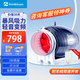 Hon&Guan 鴻冠靜音管道風機6寸新風變頻換氣扇排氣扇廚房衛(wèi)生間油煙抽風機 6寸HDD-150P(無線遙控雙速）