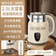南振燒水壺304不銹鋼電熱水壺2.5L家用全自動(dòng)斷電保溫一體開(kāi)水壺 2.5L 淺棕色 2.5L