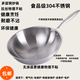 胖東來 DL同款德國進(jìn)口品質(zhì)圓底不粘鍋炒鍋家用不銹鋼炒菜鍋電磁爐煤氣灶專 32cm 內(nèi)徑無耳五層鋼[平底]
