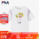FILA KIDSx原田治聯(lián)名系類斐樂(lè)兒童短T2025年夏季女小童上衣