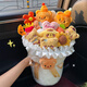 京東鮮花黃油小熊玩偶花束網(wǎng)紅公仔女生生日禮物送閨蜜女友兒童情人節(jié)禮物