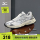 美津濃（MIZUNO）新款男女跑步運動鞋 都市運動搭配透氣復(fù)古機能跑步鞋 RACER V2