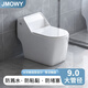 吉牧歐馬桶坐便器家用虹吸式防凍裂防臭大口徑節(jié)水靜音大管道衛(wèi)生坐廁 喜方款[9.0管道-五孔漩沖] 305/300mm
