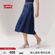 Levi's【商場同款】李維斯25年春夏新款女士時尚休閑牛仔裙001VN 深藍(lán)色 M (26)