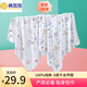 棉加加（Cotton++）2條嬰兒包單春秋冬夏新生兒純棉a類寶寶包巾抱被空調(diào)房待產(chǎn)包裹 萌鼠+浣熊【A類100%純棉】2條 85*85cm【產(chǎn)房必備】
