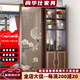 尚華仕屏風(fēng)客廳正對大門(mén)玄關(guān)柜新中式裝飾遮擋簡(jiǎn)約現代入戶(hù)進(jìn)門(mén)實(shí)木隔斷 花好月圓金邊門(mén)200*70