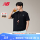 NEW BALANCE NB官方25新款男款百搭休閑圓領(lǐng)短袖T恤 BK AMT52393 S