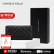 CAHOE KULLO牛皮錢包女長款2025新款手拿包女士卡包多卡位零錢包小錢夾女 黑色-ck女包七夕情人節(jié)生日禮物送女友送老婆 夏季實用走心高級感送閨蜜