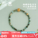 布達(dá)拉宮綠松石手串925銀多圈綠松串珠男女款手鏈七夕情人節(jié)禮物送女友 綠松蜜蠟手串