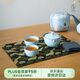萬(wàn)仟堂（Edenus）陶瓷茶具快客杯便攜旅行包一壺二杯功夫茶具套裝 稱(chēng)心如意 粉青釉