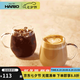 HARIO日本進(jìn)口耐熱玻璃咖啡杯家用圓形水杯果汁杯茶杯牛奶杯2個(gè)裝RDM 360ml2只裝