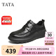 他她（TATA）休閑皮鞋男士爸爸鞋2024冬TFE01DM4 黑色（單里） 40