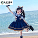 莎趣禾女童公主連衣裙洛麗塔夏季新款裙子短袖女孩朱迪兔子警官cos衣服 【假兩件】裙子+兔子 110