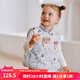 OAK FAMILY秋冬新年紅色夾棉馬甲加厚寶寶保暖圣誕服外套外穿背心 狗狗派對(duì) 90 cm