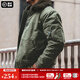 馬登工裝 美式復(fù)古B15飛行員夾克加厚翻毛領(lǐng)外套保暖棉服男秋季 綠色 XL