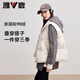 雅鹿短款羽絨馬甲女2025新款外穿可露麗立領(lǐng)寬松加厚保暖背心外套 淺瓷米 S 建議80-90斤