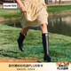 HUNTER雨靴戶外露營女鞋惠靈頓經(jīng)典英倫防水防滑騎士靴女長筒女靴高筒靴 啞光黑色/BLK 39