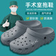 DFBK德國(guó)品牌手術(shù)室拖鞋男女夏季防滑防臭2025醫(yī)用厚底eva洞洞鞋外穿 深灰色【專(zhuān)為手術(shù)室設(shè)計(jì)】 40 -41【適合39-40腳穿】