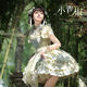 馨瑞緣（XINRUIYUAN）洛麗塔【小青椒】中華風(fēng)lolita國(guó)風(fēng)op連衣裙 夏季lo裙 S[重工高定版]