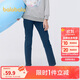 巴拉巴拉女童牛仔褲2025春裝兒童小腳褲子中大童時尚繡花長褲209125108005