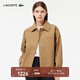 LACOSTE法國鱷魚(yú)女裝純色簡(jiǎn)約休閑百搭翻領(lǐng)夾克外套|BF0678 SIX/曲奇色 S /160