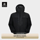 KAILAS凱樂(lè)石6000GT羽絨服男800蓬鵝絨石墨烯保暖FLT防風(fēng)連帽登山服 玄青黑 M