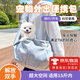 OSKV貓包外出便攜包貓咪寵物外出門(mén)斜跨包背包旅行遛小型犬貓咪單肩包 寵物外出便攜包【灰色】 適用于【15斤以?xún)取康呢堖涔饭? title=