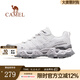 駱駝（CAMEL）清巖登山鞋男夏季新款戶(hù)外鞋徒步鞋 F14B693073，白灰，男 43