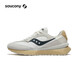 Saucony索康尼新款JAZZRENEW  V2休閑復古舒適跑步鞋 白灰黑-日暮曠野 42