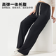金日滿(mǎn)孕婦褲子夏季薄款可調節外穿休閑褲不勒肚子小個(gè)子闊腿褲女孕婦裝 黑色孕婦闊腿褲 L[110-130斤]