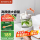 北鼎（Buydeem）玻璃杯噸杯桶大容量吸管杯男女戶外運(yùn)動(dòng)大肚水壺便攜水杯子1000ML