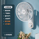 YRYE美(Mida)的同款璧扇掛壁式電風(fēng)扇家用強(qiáng)力大風(fēng)力掛扇小型搖頭掛墻壁風(fēng)扇壁扇 大款機(jī)械款--免打孔