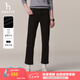 哈吉斯（HAZZYS）女裝 秋季女士【PHIZ系列】潮流休閑直筒水洗牛仔褲女 黑色BK 36 (155/68A 36)