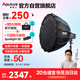 愛圖仕（Aputure）200d S直播補(bǔ)光燈攝影燈攝影攝像服裝直播LED常亮燈90cm快裝深拋套裝