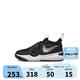 NIKE 耐克童鞋男童籃球鞋 TEAM HUSTLE 易穿脫魔術(shù)貼兒童運(yùn)動(dòng)鞋小童
