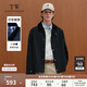 Teenie Weenie Men小熊男裝外套2025春季新款美式復古撞色翻領(lǐng)工裝夾克 藏青色 L