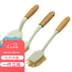意大利CT施達(dá)多功能塑料洗鞋刷洗衣刷 廚房衛(wèi)生間地刷墻刷 家用瓷磚地板去污長柄清潔刷子 縫隙小刷子 清潔刷套裝3個(gè)裝