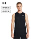 安德瑪（UNDERARMOUR）春夏Tech男子訓練運動(dòng)背心1382795 黑色001 L